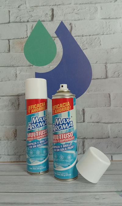 AEROSOL LIMPIADOR MULTIUSO X 370 ML. MAX AROMA