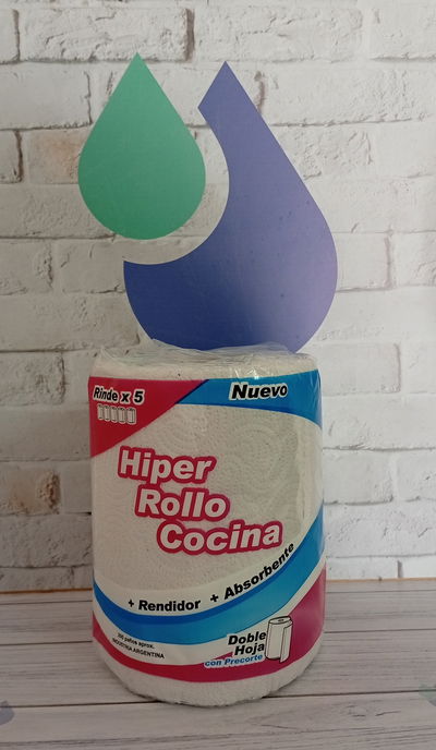 CANIPEL ROLLO COCINA MEGA 200 PAÑOS X UNID