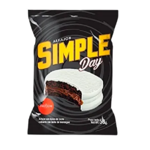 ALFAJOR SIMPLE DAY FANTOCHE CAJA X 12U