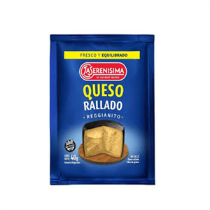 QUESO RALLADO LA SERENISIMA 35G (Min. 5u)