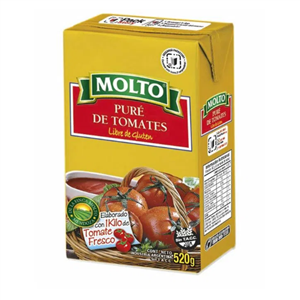 PURE DE TOMATE MOLTO 520G