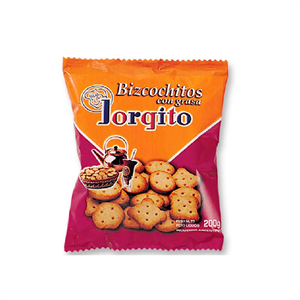 BIZCOCHO JORGITO GRASA 200G