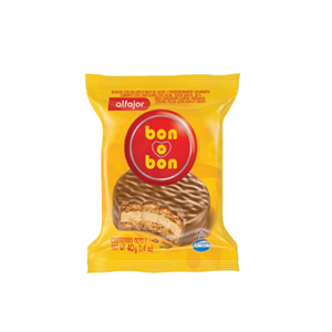 ALFAJOR BON O BON SIMPLE NEGRO