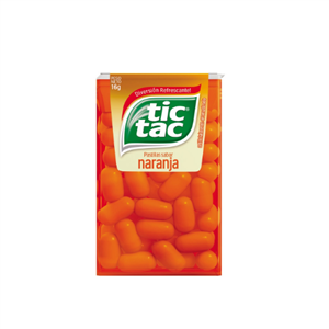 TIC TAC NARANJA DISPLAY X 12