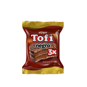 ALFAJOR TOFI TRIPLE NEGRO (Min. 3u)