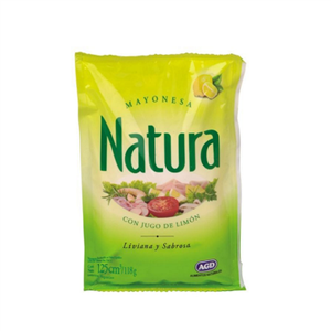 MAYONESA NATURA 118GR SACHET