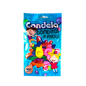 GLOBO DE AGUA CANDELA X 100U