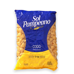 FIDEOS SOL PAMPEANO CODO 500G