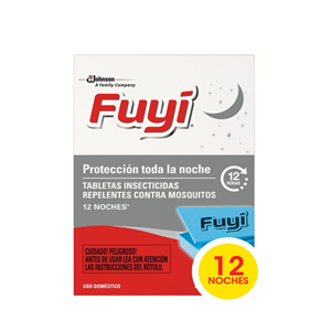 TABLETA MOSQUITOS FUYI X 12