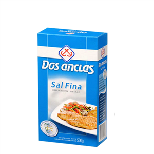 SAL FINA DOS ANCLAS ESTUCHE X 500G