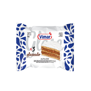 ALFAJOR VIMAR TRIPLE BLANCO CAJA X 24U