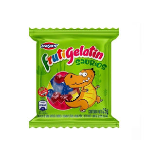 GOMAS MISKY FRUTIGELATIN SAURIOS 25G x 12