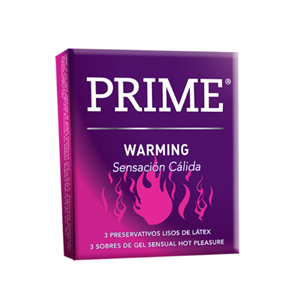 PRESERVATIVO PRIME WARMING (VIOLETA)