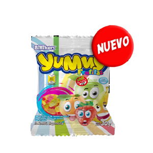 GOMAS YUMMY FRUTITAS 30G DISPLAY X 12U