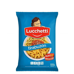 FIDEOS LUCCHETTI TIRABUZON 500G