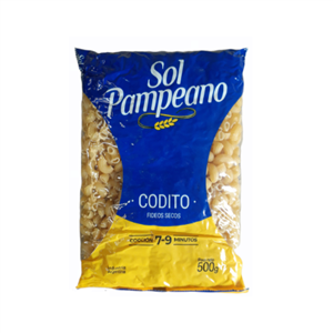 FIDEOS SOL PAMPEANO CODITO 500G