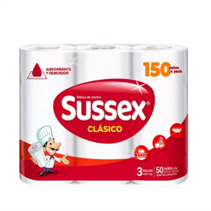 ROLLO COCINA SUSSEX CLASICO 3X50