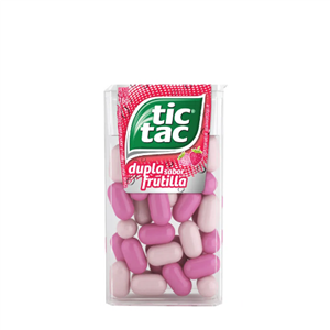 TIC TAC DUPLA FRUTILLA DISPLAY X 12