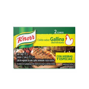 CALDO KNORR GALLINA X 2U