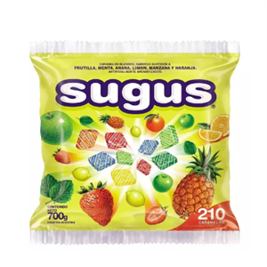 CARAMELOS SUGUS MASTICABLES 700G