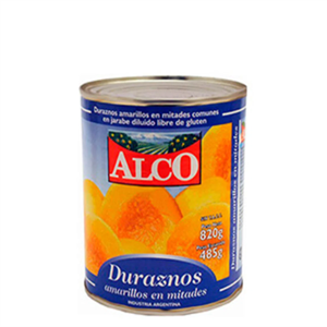 DURAZNO ALCO 820G