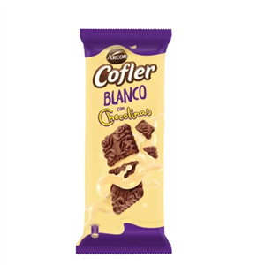 COFLER BLANCO CON CHOCOLINAS 55G (Min. 2u)