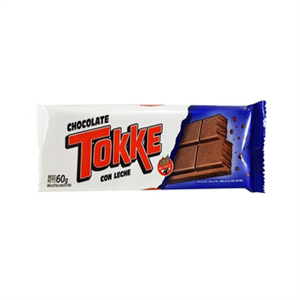 CHOCOLATE TOKKE C LECHE 60G