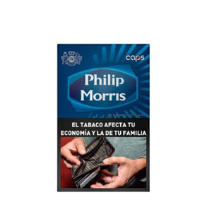 PHILIPS MORRIS BLUE SPIN BOX 20