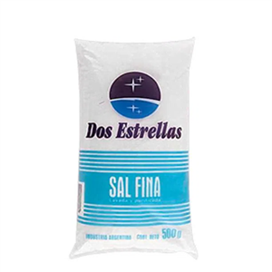 SAL FINA DOS ESTRELLAS 500G