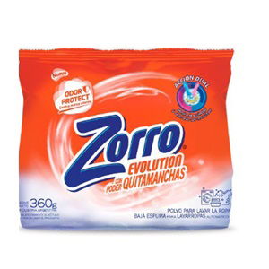 JABON EN POLVO ZORRO MATIC 400G