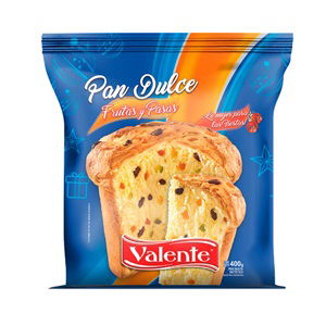 PAN DULCE VALENTE CON FRUTA 400G