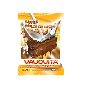 ALFAJOR VAUQUITA SUPER DDL X 72 GR (Min. 3u)