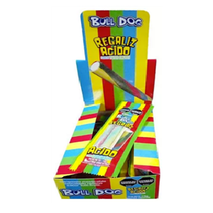 BULL DOG REGALIZ TUTTI FRUTTI 18G X 12U