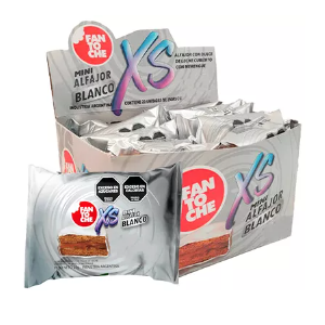 ALFAJOR FANTOCHE XS BLANCO 25G CAJA x 20u