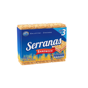 SERRANAS SANDWICH TRIPACK 336G