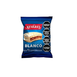 ALFAJOR NEVARES BLANCO X 40GR