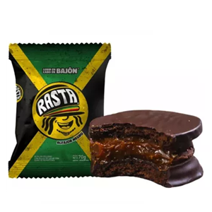 ALFAJOR RASTA NEGRO X 70 GR.