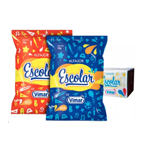 ALFAJOR ESCOLAR SURTIDO CAJA X 60U