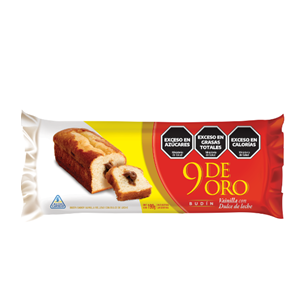 BUDIN 9 DE ORO VAINILLA RELLENO DDL X 190GR