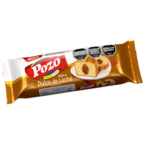 BUDIN POZO RELLENO DULCE DE LECHE X 170GR