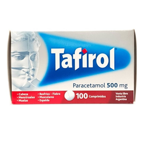 TAFIROL 500 MG X10 COMP