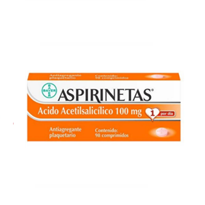 ASPIRINETAS X 14 COMP.