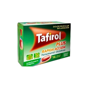TAFIROL PLUS RAPIDA ACCION X8 COMP