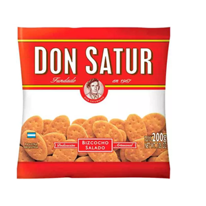 DON SATUR BIZCOCHO SALADO 200G