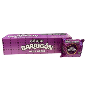 ALFAJOR BARRIGON MEGA NEGRO 100G
