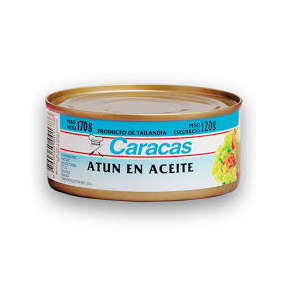 CARACAS ATUN ENTERO ACEITE 170G