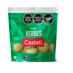 ACEITUNAS VERDES CASTELL 100G