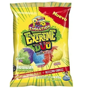 CHUPETIN MR POPS EVOLUTION EXTREME DUO BOLSA X 24