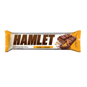 CHOCOLATE HAMLET LECHE Y COOKIES 42GR