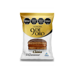 ALFAJOR 9 DE ORO CLASICO 45G (Min. 3u)